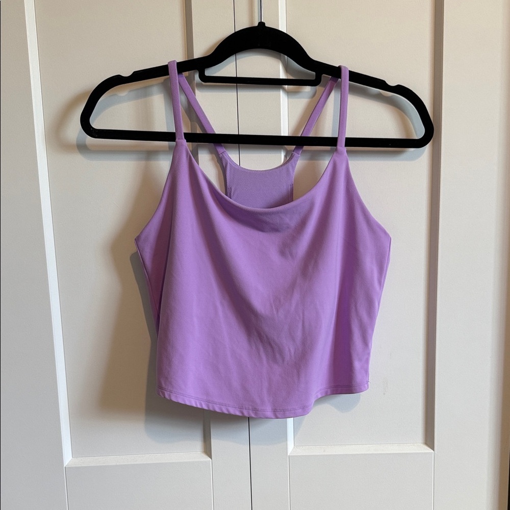 All in Motion Purple Crop Top